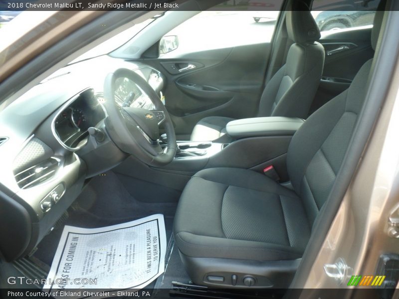 Sandy Ridge Metallic / Jet Black 2018 Chevrolet Malibu LT
