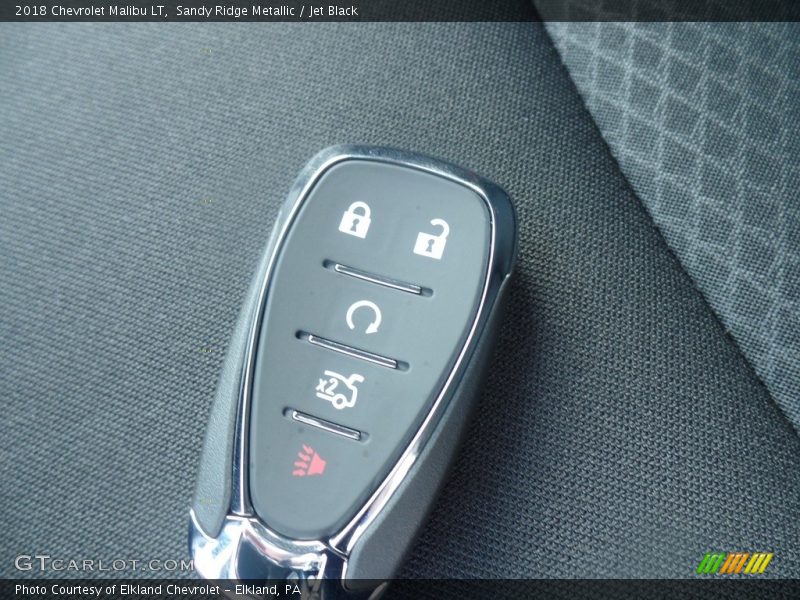 Sandy Ridge Metallic / Jet Black 2018 Chevrolet Malibu LT