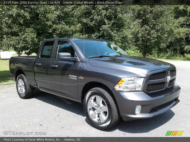 Granite Crystal Metallic / Black/Diesel Gray 2018 Ram 1500 Express Quad Cab 4x4