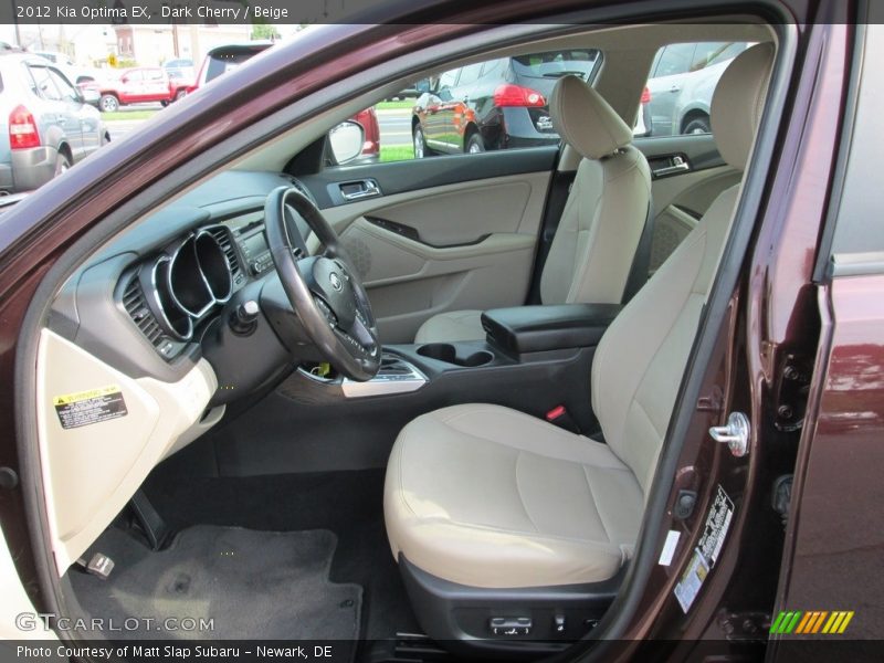 Dark Cherry / Beige 2012 Kia Optima EX