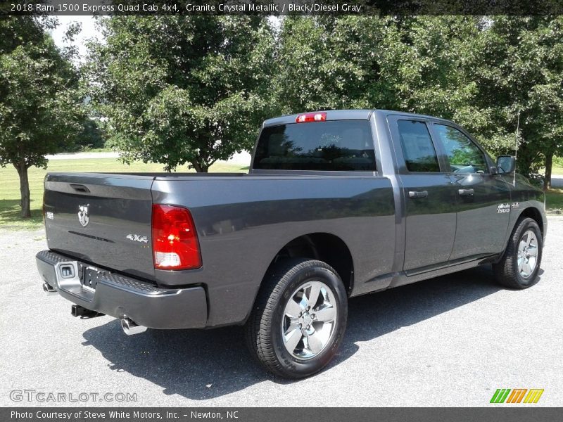 Granite Crystal Metallic / Black/Diesel Gray 2018 Ram 1500 Express Quad Cab 4x4