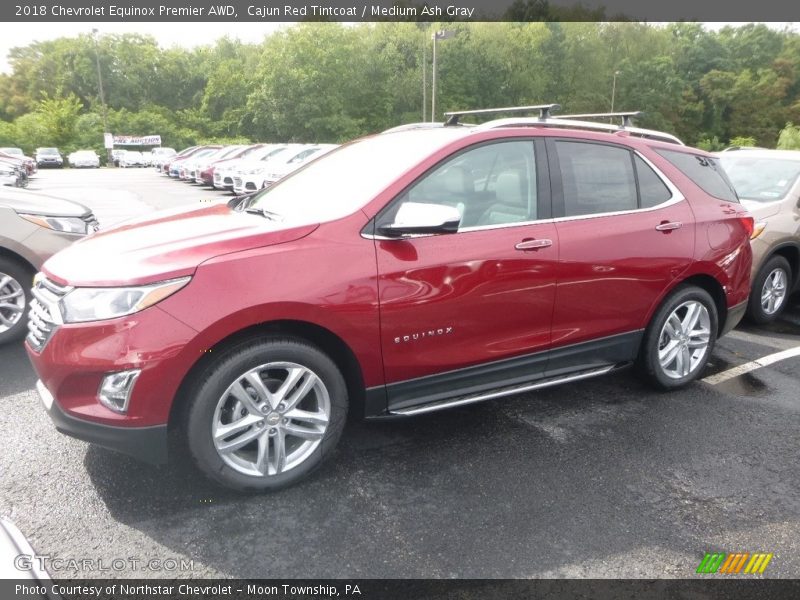 Cajun Red Tintcoat / Medium Ash Gray 2018 Chevrolet Equinox Premier AWD