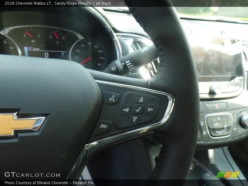 Sandy Ridge Metallic / Jet Black 2018 Chevrolet Malibu LT