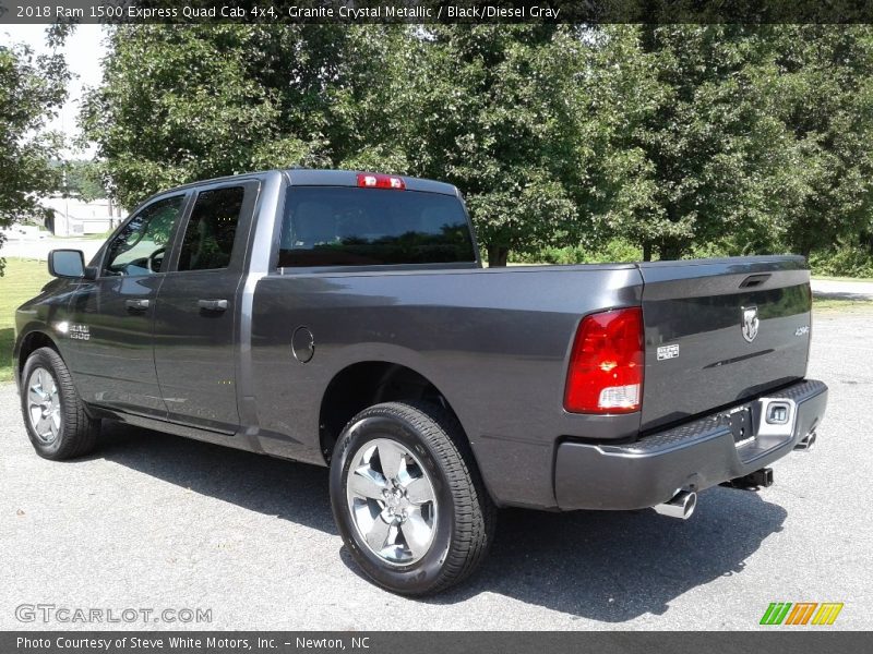 Granite Crystal Metallic / Black/Diesel Gray 2018 Ram 1500 Express Quad Cab 4x4