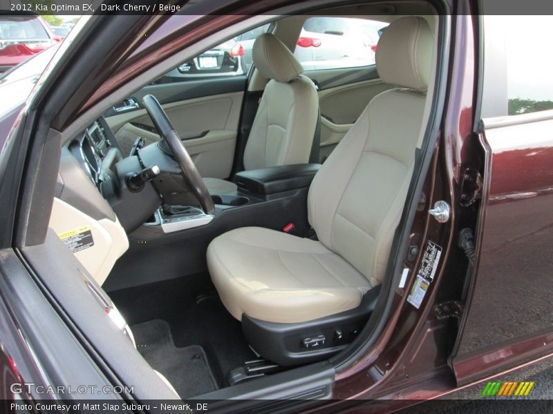 Dark Cherry / Beige 2012 Kia Optima EX