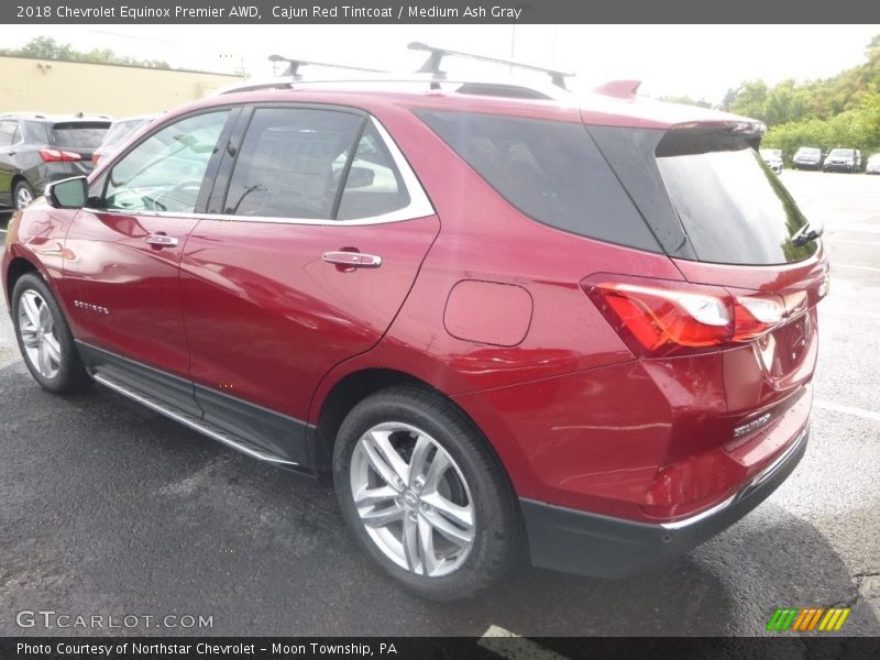 Cajun Red Tintcoat / Medium Ash Gray 2018 Chevrolet Equinox Premier AWD