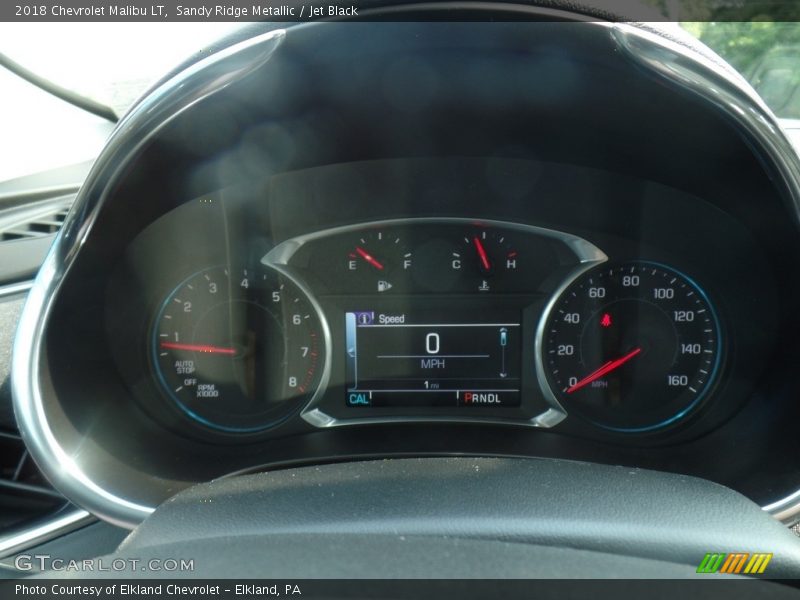 Sandy Ridge Metallic / Jet Black 2018 Chevrolet Malibu LT