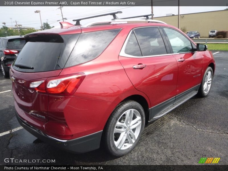 Cajun Red Tintcoat / Medium Ash Gray 2018 Chevrolet Equinox Premier AWD