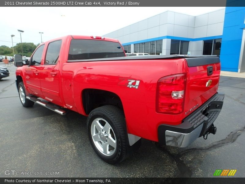 Victory Red / Ebony 2011 Chevrolet Silverado 2500HD LTZ Crew Cab 4x4