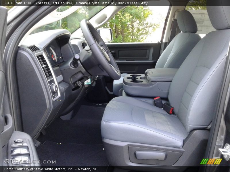 Granite Crystal Metallic / Black/Diesel Gray 2018 Ram 1500 Express Quad Cab 4x4