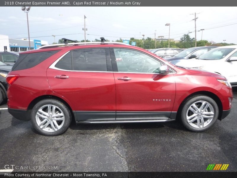Cajun Red Tintcoat / Medium Ash Gray 2018 Chevrolet Equinox Premier AWD