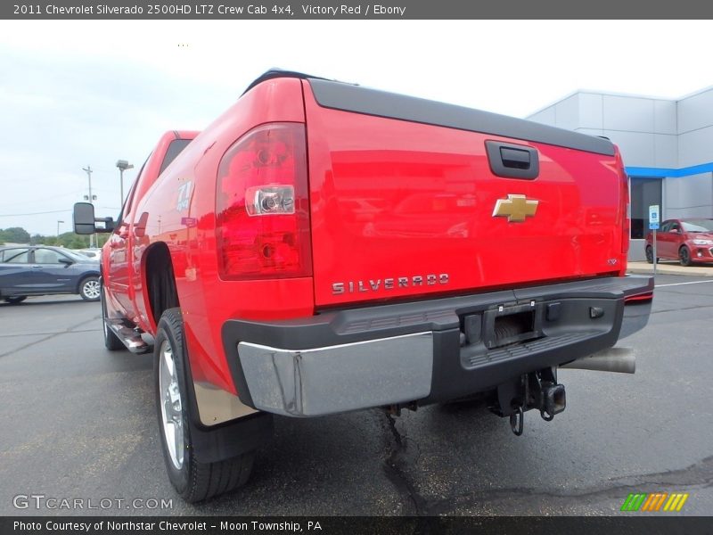 Victory Red / Ebony 2011 Chevrolet Silverado 2500HD LTZ Crew Cab 4x4