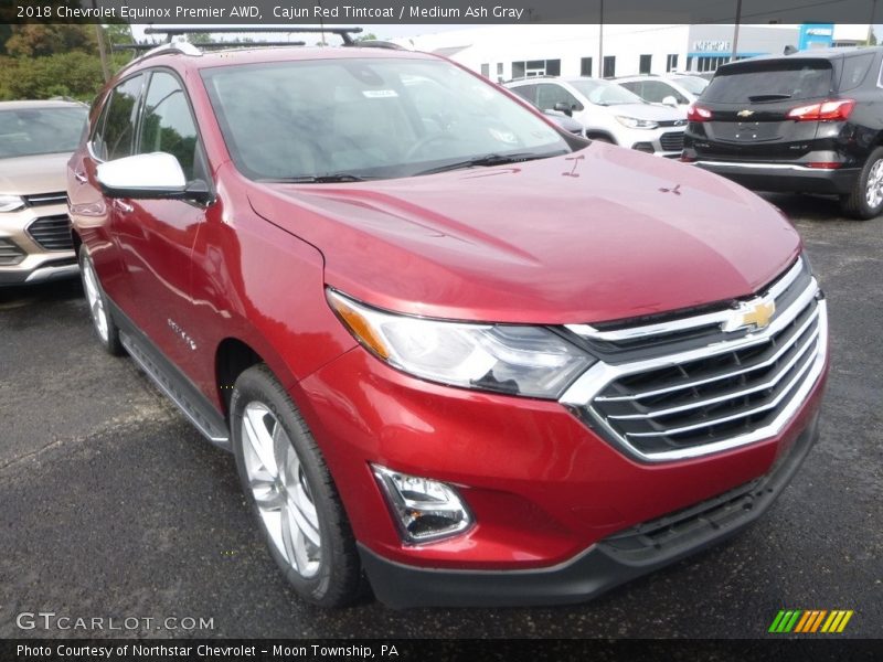 Cajun Red Tintcoat / Medium Ash Gray 2018 Chevrolet Equinox Premier AWD