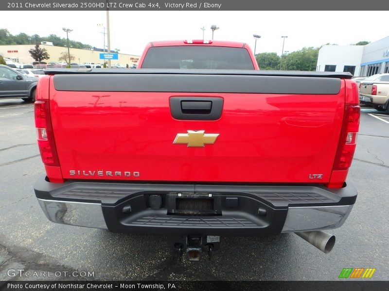 Victory Red / Ebony 2011 Chevrolet Silverado 2500HD LTZ Crew Cab 4x4