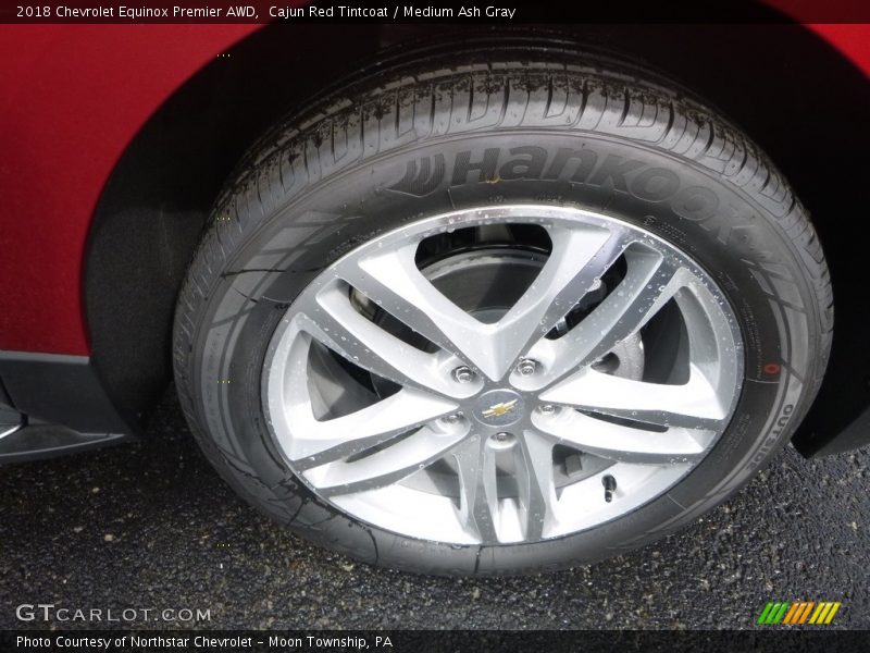 Cajun Red Tintcoat / Medium Ash Gray 2018 Chevrolet Equinox Premier AWD