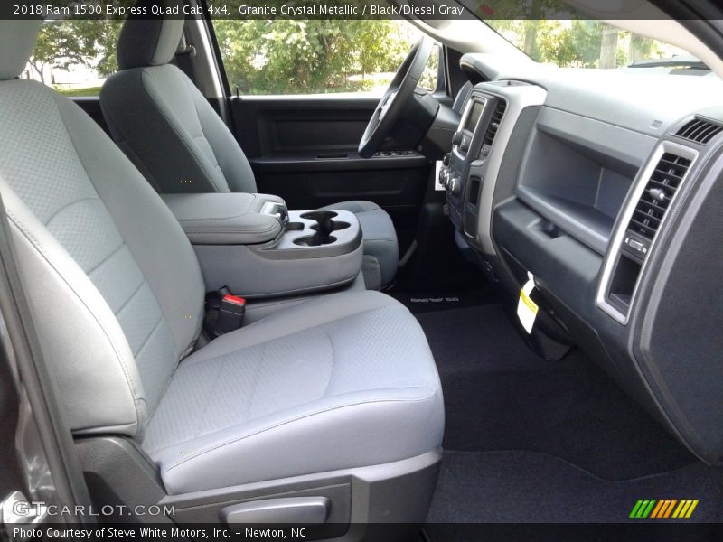 Granite Crystal Metallic / Black/Diesel Gray 2018 Ram 1500 Express Quad Cab 4x4