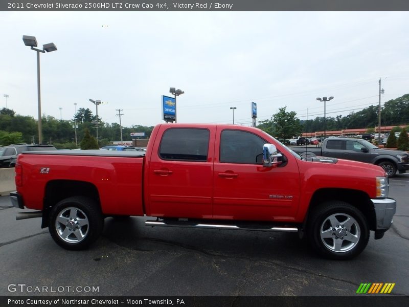 Victory Red / Ebony 2011 Chevrolet Silverado 2500HD LTZ Crew Cab 4x4