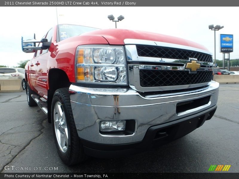 Victory Red / Ebony 2011 Chevrolet Silverado 2500HD LTZ Crew Cab 4x4
