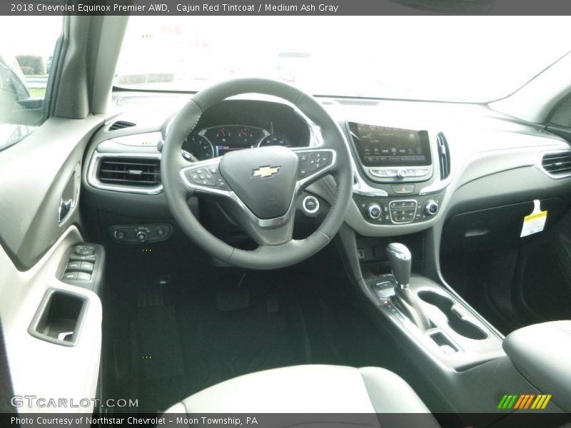 Cajun Red Tintcoat / Medium Ash Gray 2018 Chevrolet Equinox Premier AWD