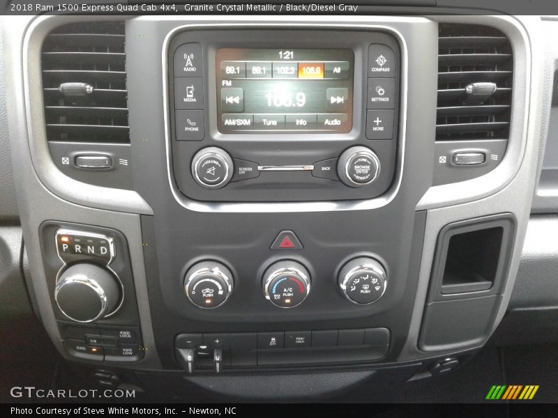 Granite Crystal Metallic / Black/Diesel Gray 2018 Ram 1500 Express Quad Cab 4x4