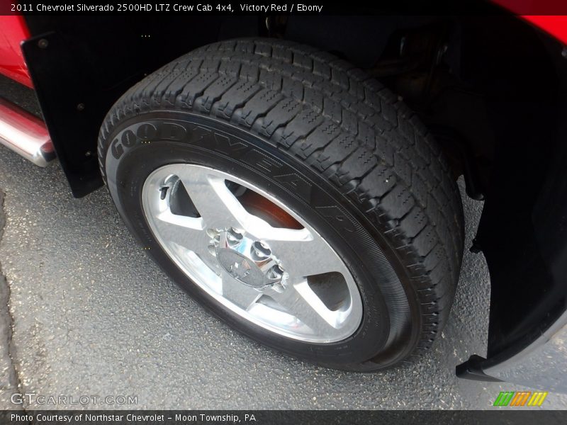 Victory Red / Ebony 2011 Chevrolet Silverado 2500HD LTZ Crew Cab 4x4