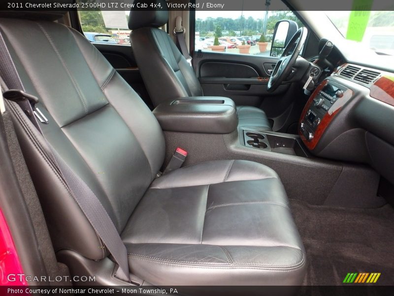Victory Red / Ebony 2011 Chevrolet Silverado 2500HD LTZ Crew Cab 4x4