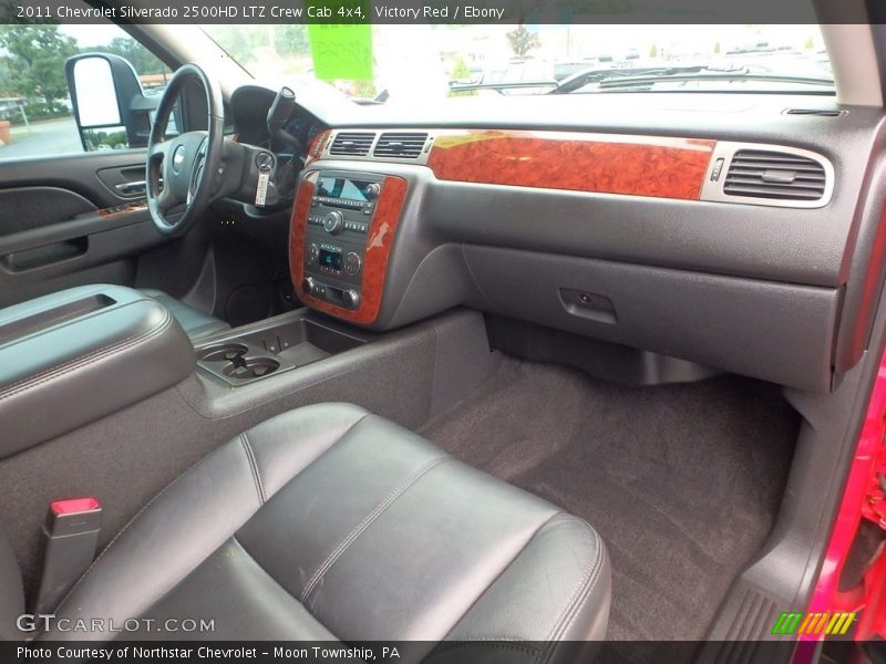 Victory Red / Ebony 2011 Chevrolet Silverado 2500HD LTZ Crew Cab 4x4