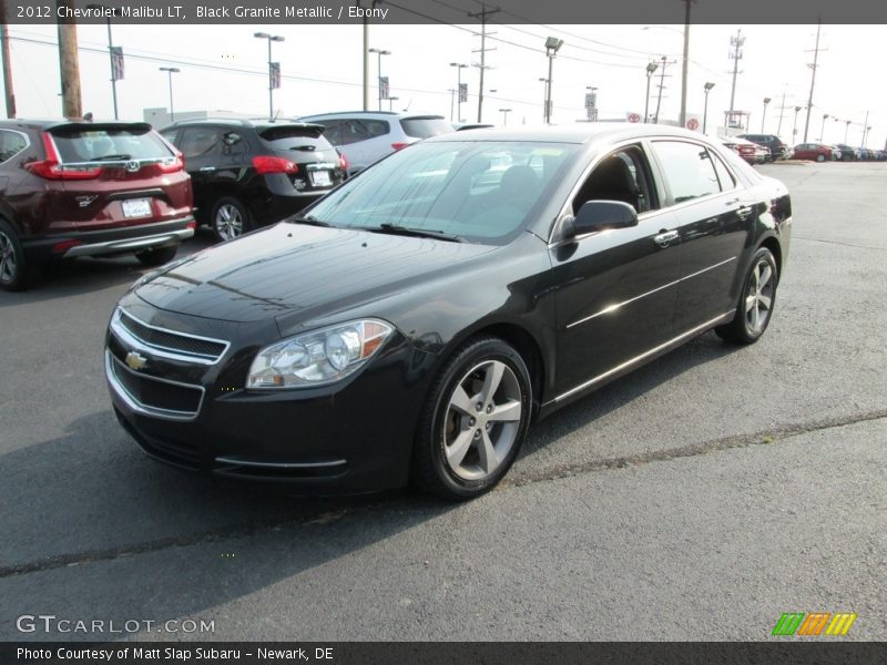 Black Granite Metallic / Ebony 2012 Chevrolet Malibu LT