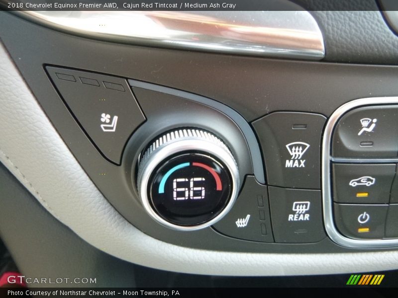 Cajun Red Tintcoat / Medium Ash Gray 2018 Chevrolet Equinox Premier AWD