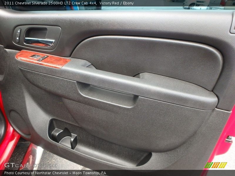 Victory Red / Ebony 2011 Chevrolet Silverado 2500HD LTZ Crew Cab 4x4