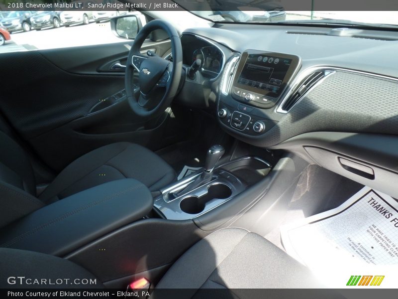 Sandy Ridge Metallic / Jet Black 2018 Chevrolet Malibu LT