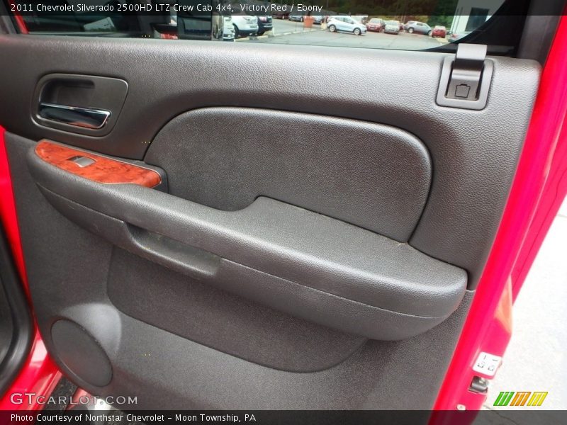 Victory Red / Ebony 2011 Chevrolet Silverado 2500HD LTZ Crew Cab 4x4