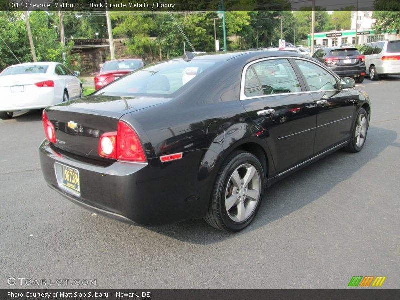 Black Granite Metallic / Ebony 2012 Chevrolet Malibu LT