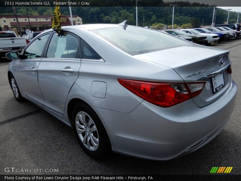 Radiant Silver / Gray 2011 Hyundai Sonata GLS