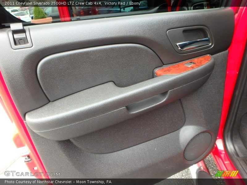 Victory Red / Ebony 2011 Chevrolet Silverado 2500HD LTZ Crew Cab 4x4