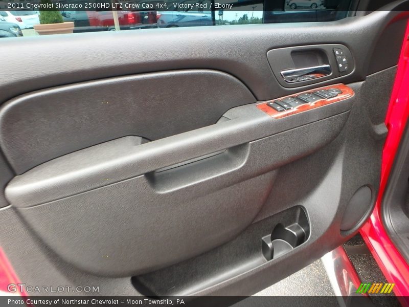 Victory Red / Ebony 2011 Chevrolet Silverado 2500HD LTZ Crew Cab 4x4