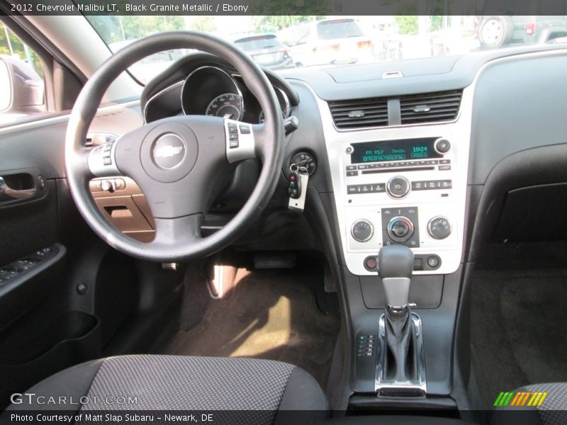 Black Granite Metallic / Ebony 2012 Chevrolet Malibu LT
