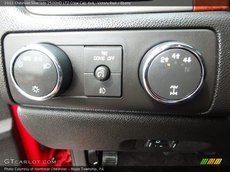 Victory Red / Ebony 2011 Chevrolet Silverado 2500HD LTZ Crew Cab 4x4