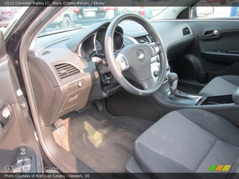 Black Granite Metallic / Ebony 2012 Chevrolet Malibu LT