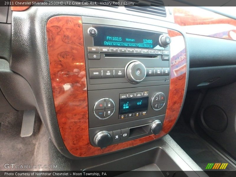 Victory Red / Ebony 2011 Chevrolet Silverado 2500HD LTZ Crew Cab 4x4