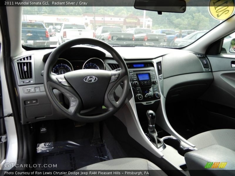 Radiant Silver / Gray 2011 Hyundai Sonata GLS