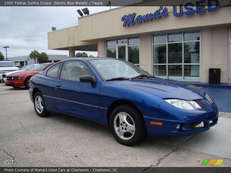 Electric Blue Metallic / Taupe 2005 Pontiac Sunfire Coupe