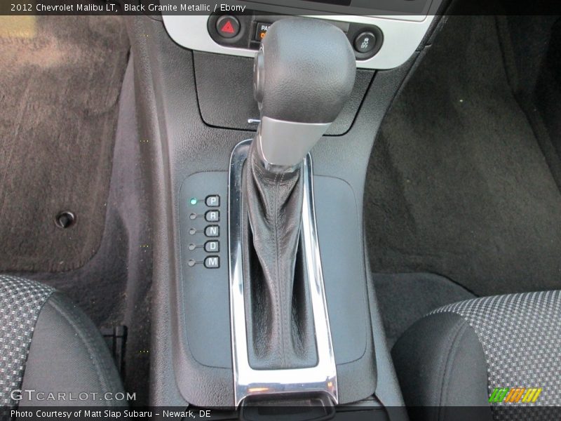 Black Granite Metallic / Ebony 2012 Chevrolet Malibu LT