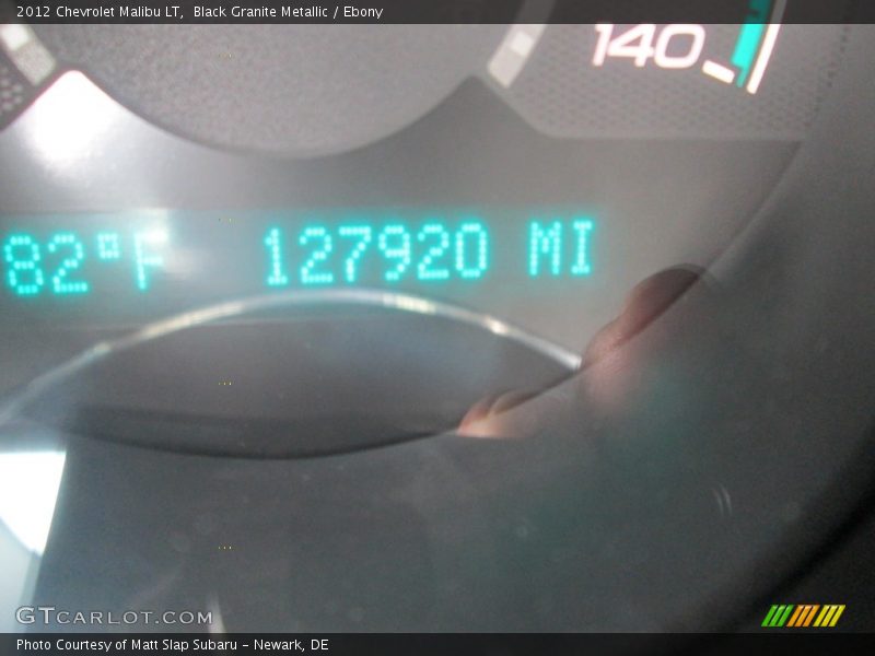 Black Granite Metallic / Ebony 2012 Chevrolet Malibu LT