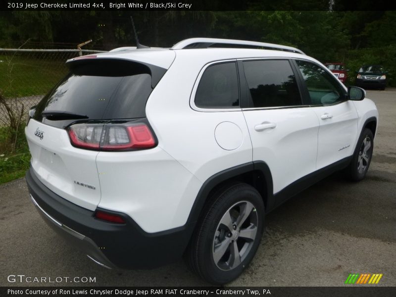 Bright White / Black/Ski Grey 2019 Jeep Cherokee Limited 4x4