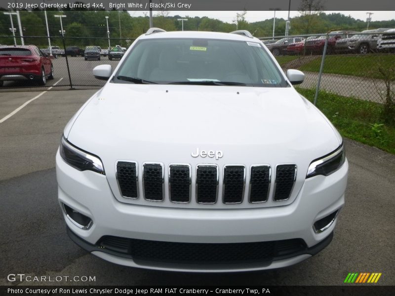 Bright White / Black/Ski Grey 2019 Jeep Cherokee Limited 4x4