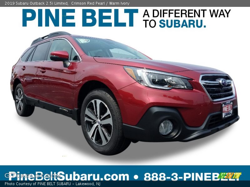 Crimson Red Pearl / Warm Ivory 2019 Subaru Outback 2.5i Limited