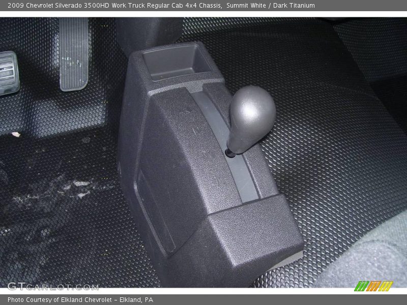 Summit White / Dark Titanium 2009 Chevrolet Silverado 3500HD Work Truck Regular Cab 4x4 Chassis