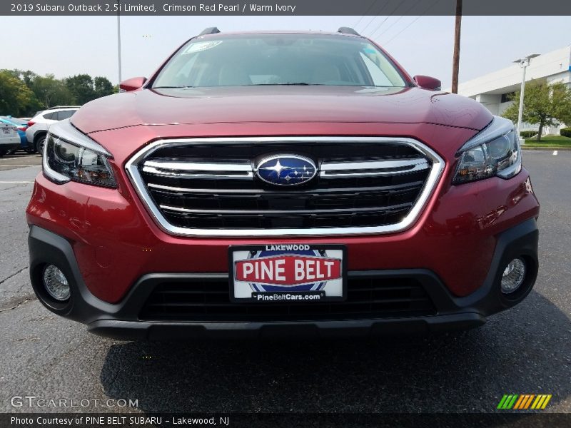 Crimson Red Pearl / Warm Ivory 2019 Subaru Outback 2.5i Limited