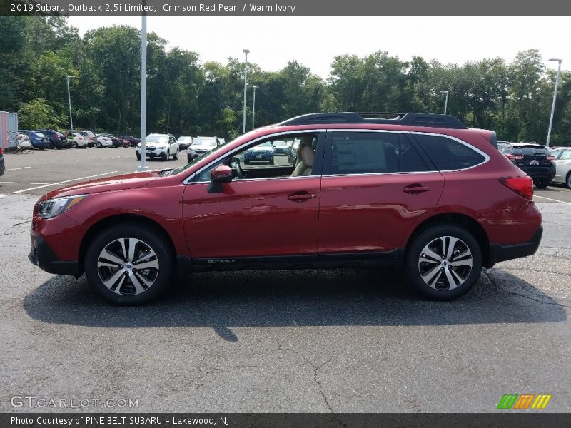  2019 Outback 2.5i Limited Crimson Red Pearl